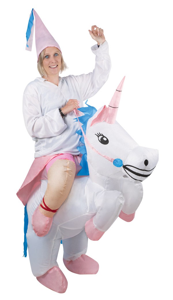 Costume gonflable licorne